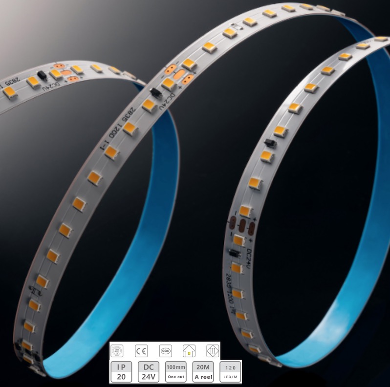 24v-10mm-20m Walang presyon ng drop light strip